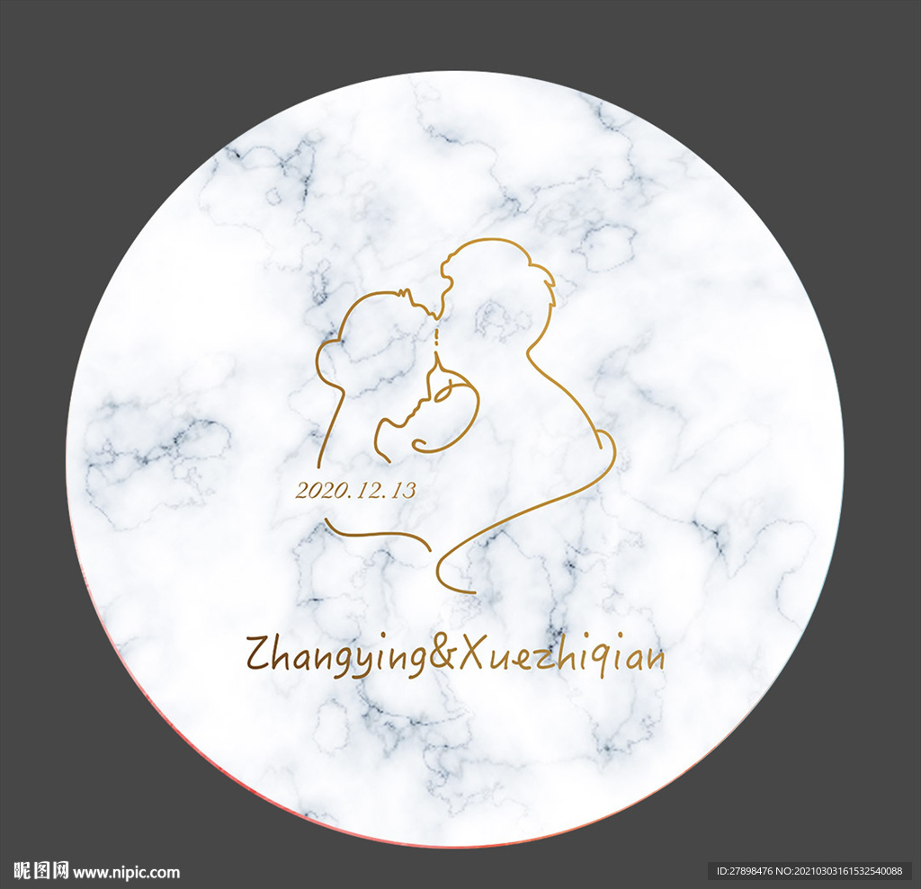 大理石婚礼logo