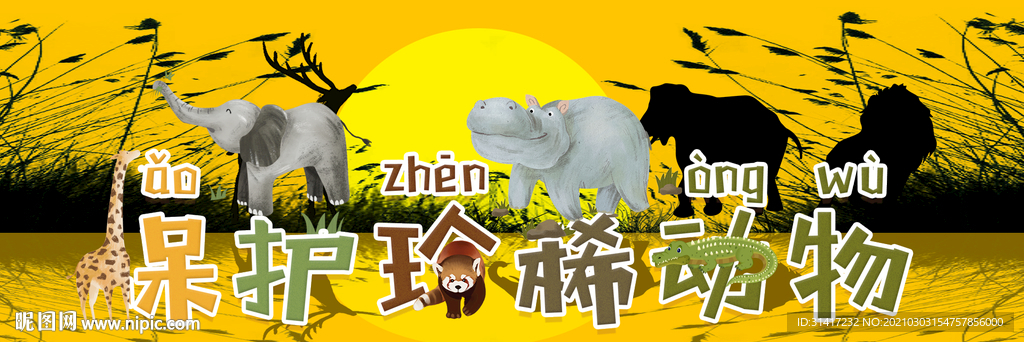 保护稀有动物