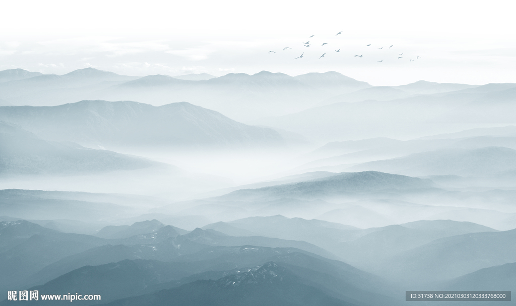 新中式山水画