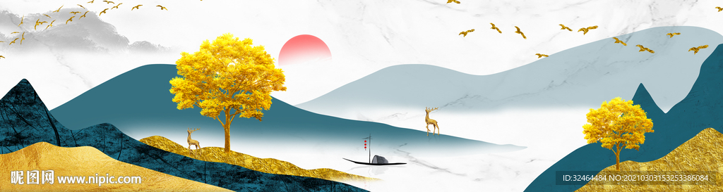 山水装饰画