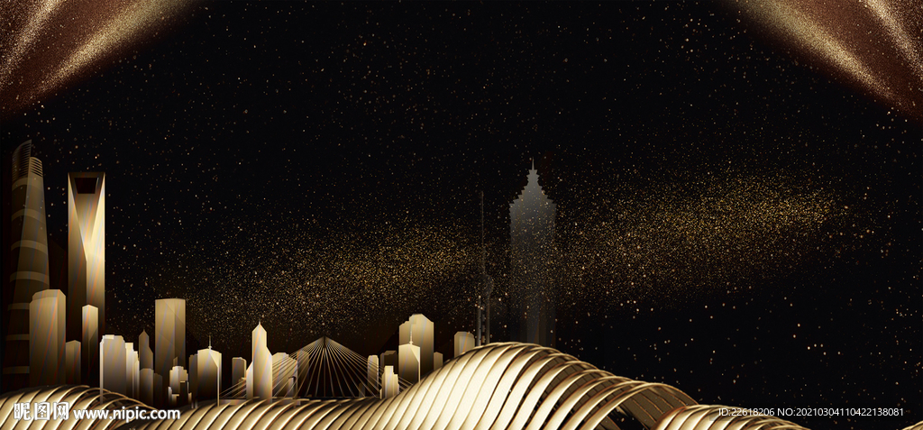 黑金创意房地产背景