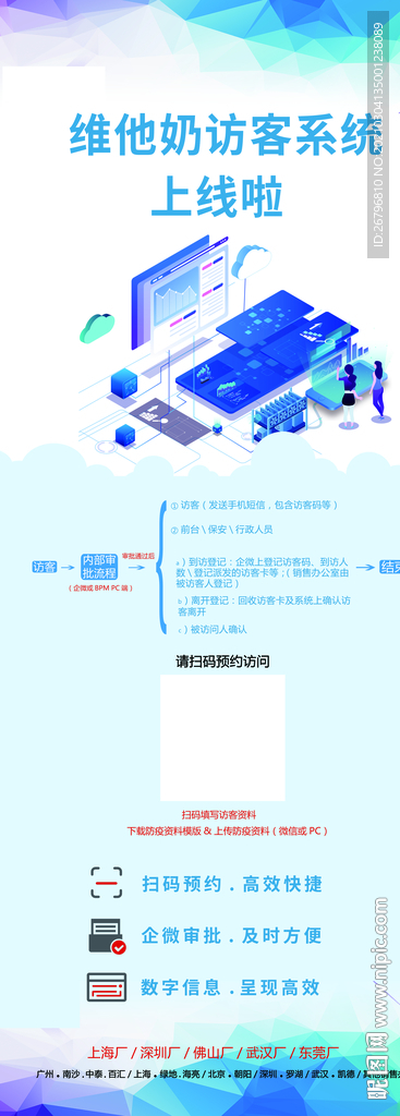 上线展架