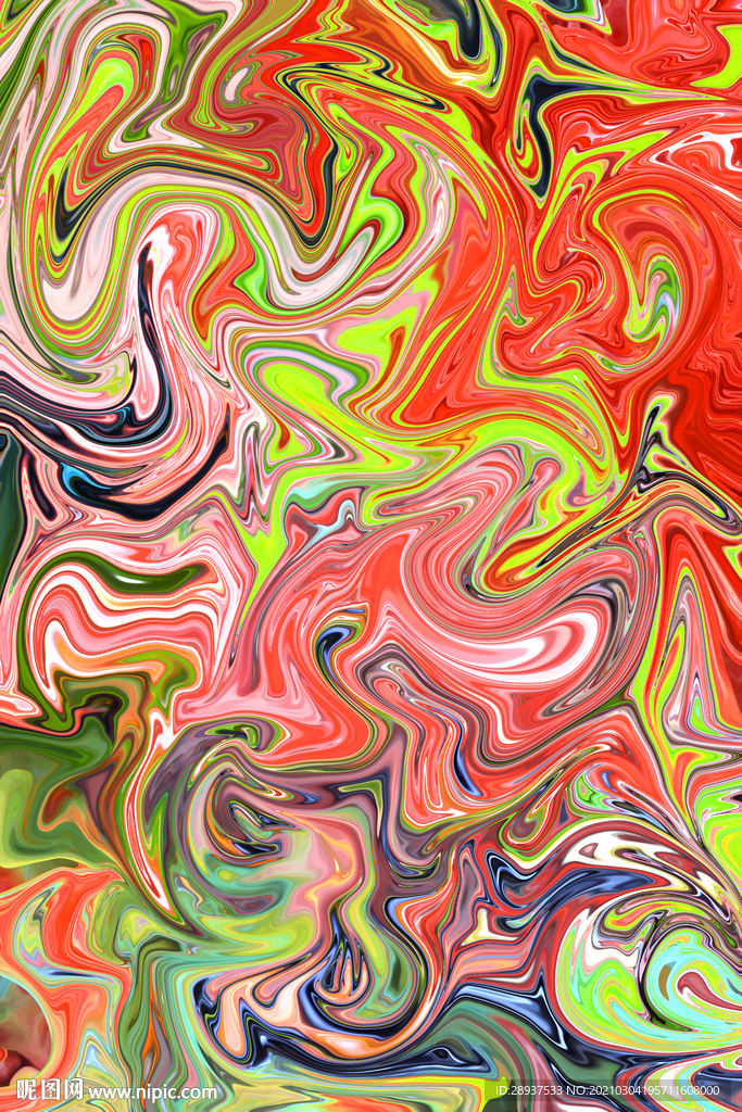 抽象晶瓷画