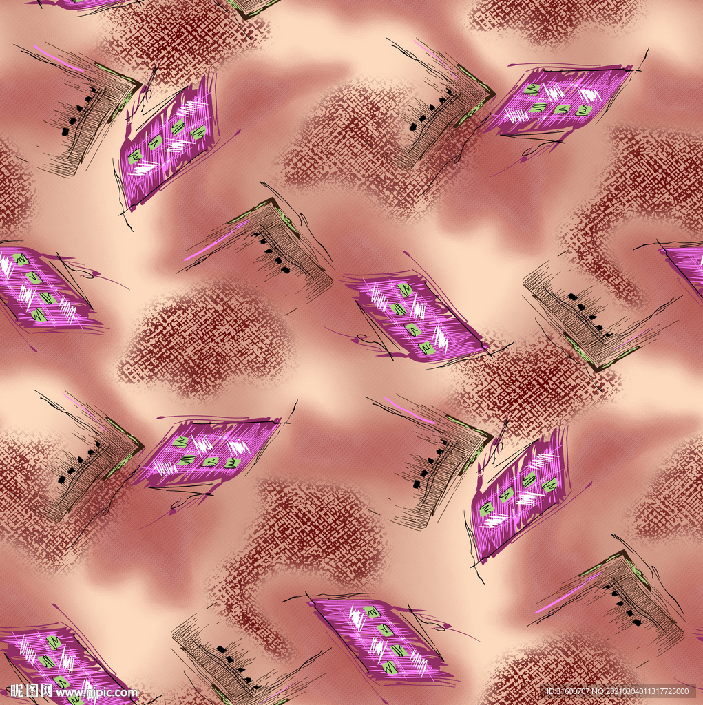 个性渐变设计花