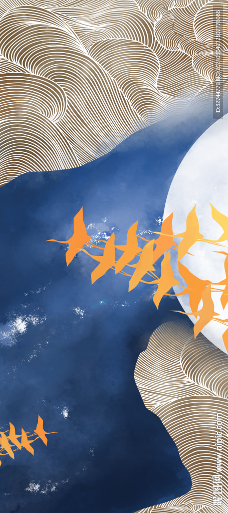 抽象金鸟玄关