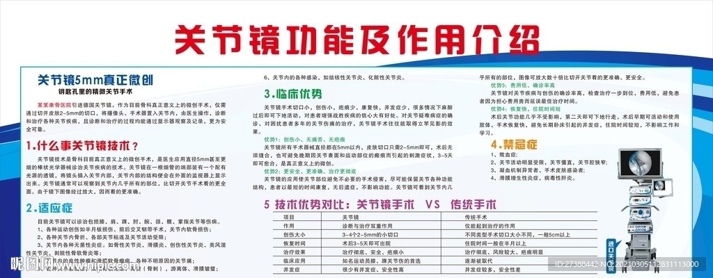 关节镜功能及作用介绍
