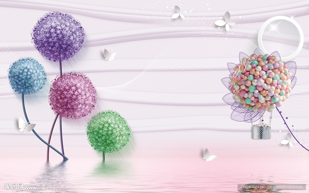 清新可爱蒲公英