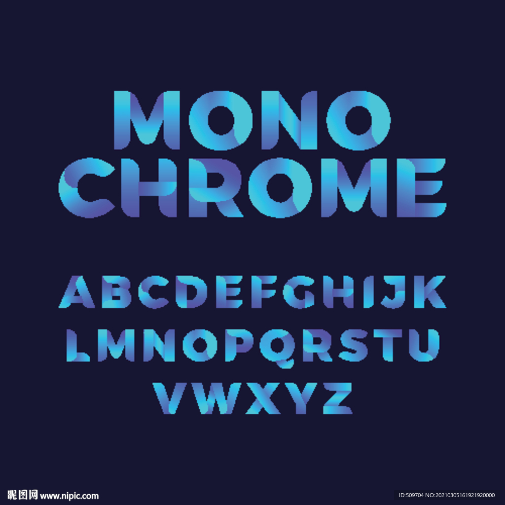 英文字母字体设计