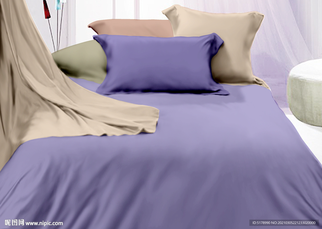 家纺床模模版可直接贴