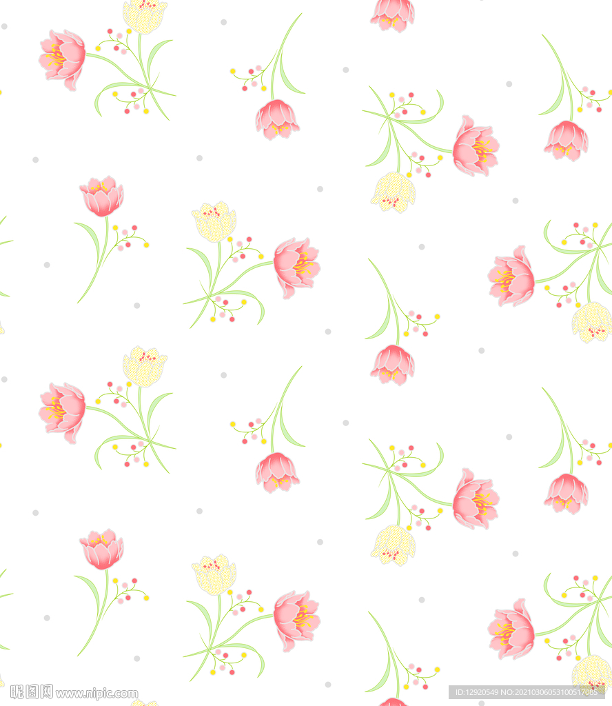 花朵碎花花卉