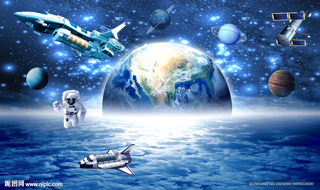 宇宙星空电视背景墙