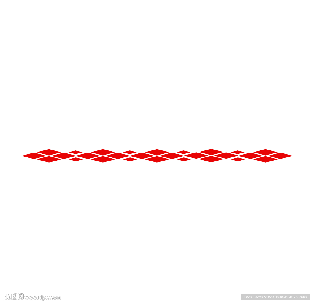 红色国潮线条