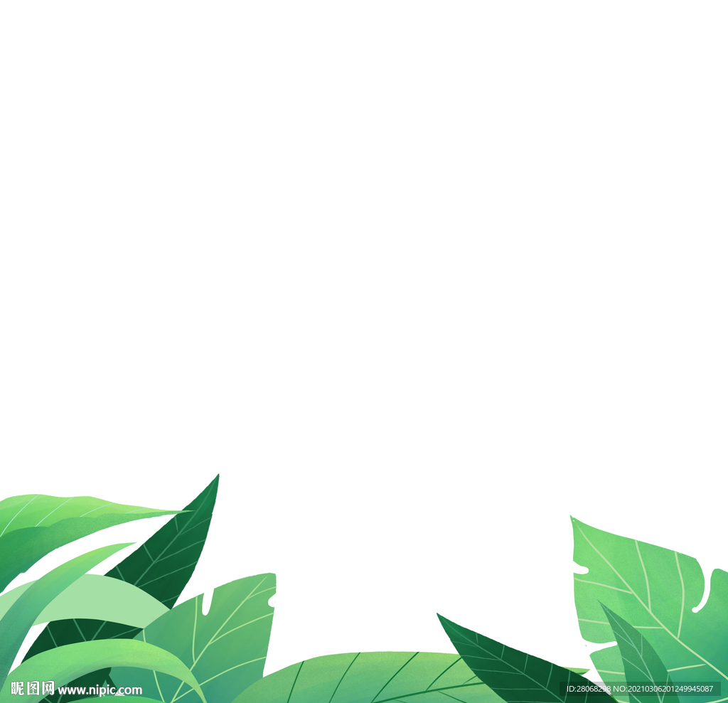 春天春季植物装饰元素