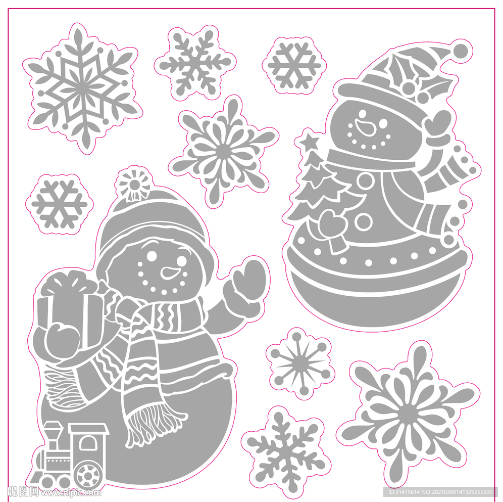 圣诞系列圣诞雪人