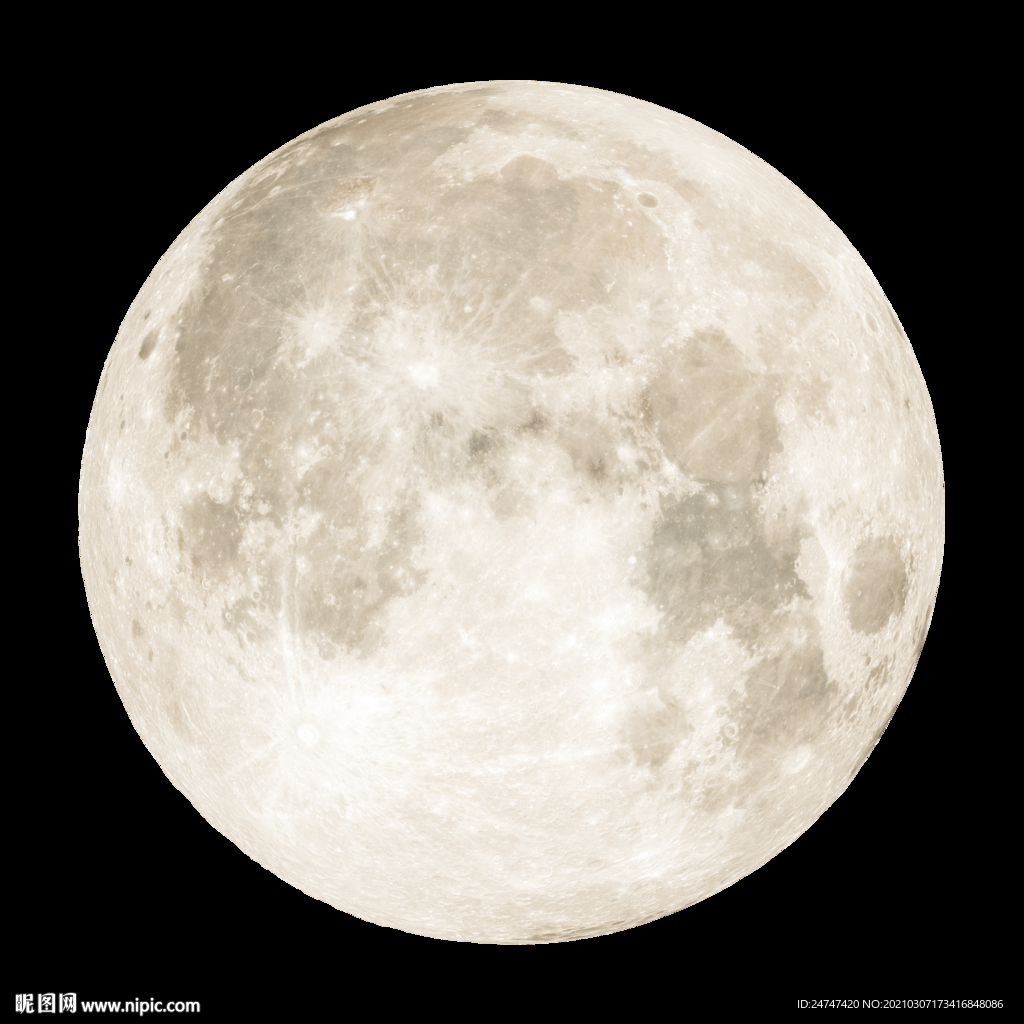 月亮免抠 8K高清