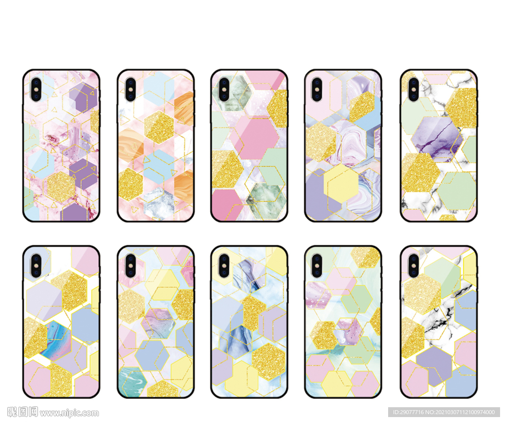 大理石拼接手机壳