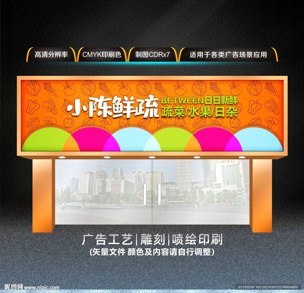 蔬果店门头