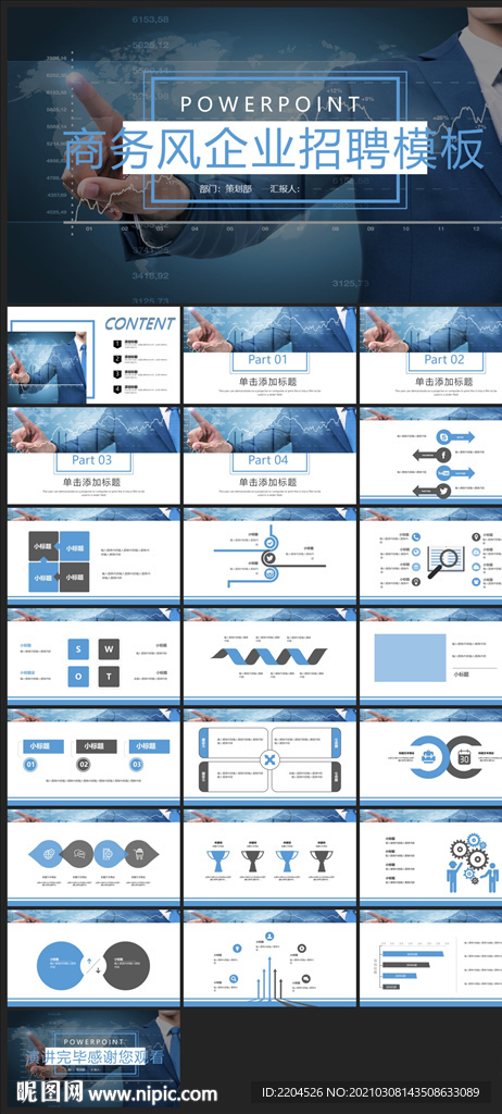 商务会议汇报项目介绍PPT