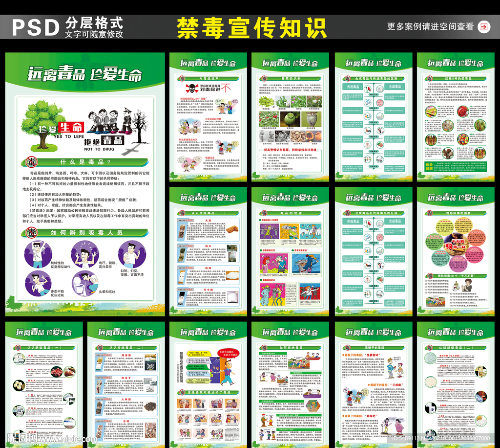国际禁毒日展板