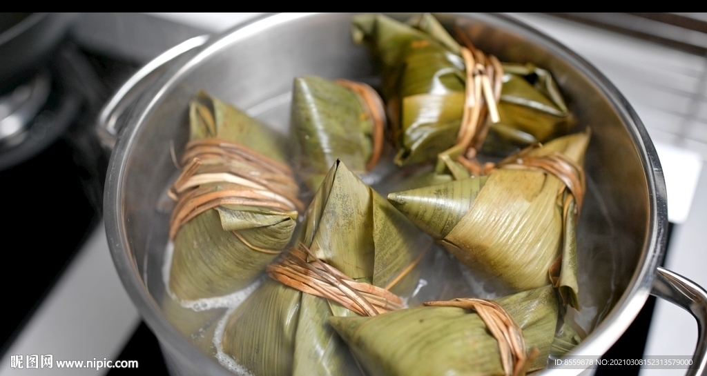 端午节煮粽子4K高清视频