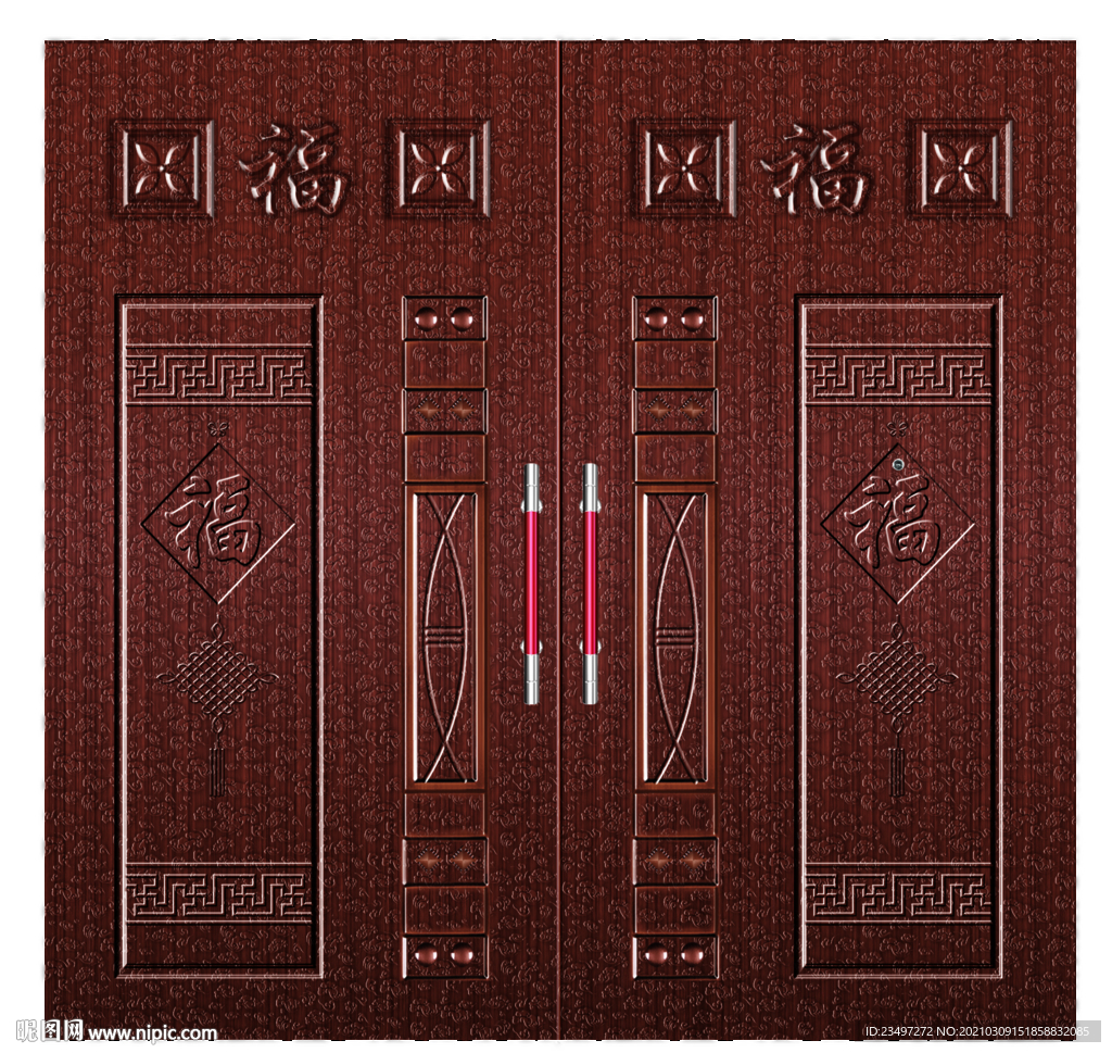 非标门 平板门 祥云纹