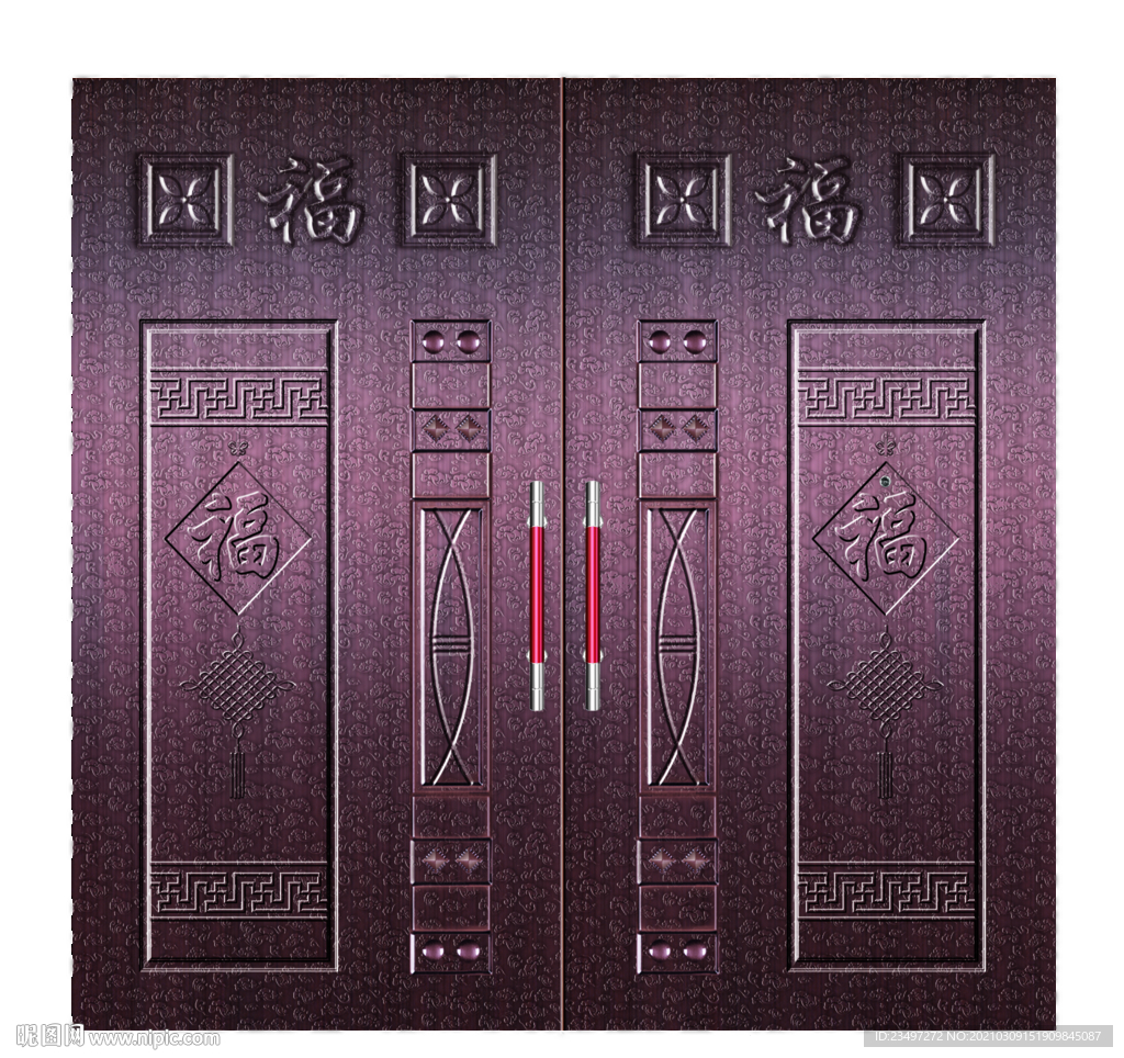 非标门 平板门 祥云纹