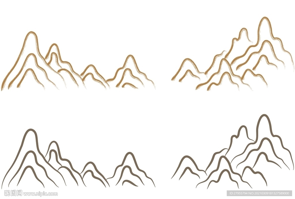山插画