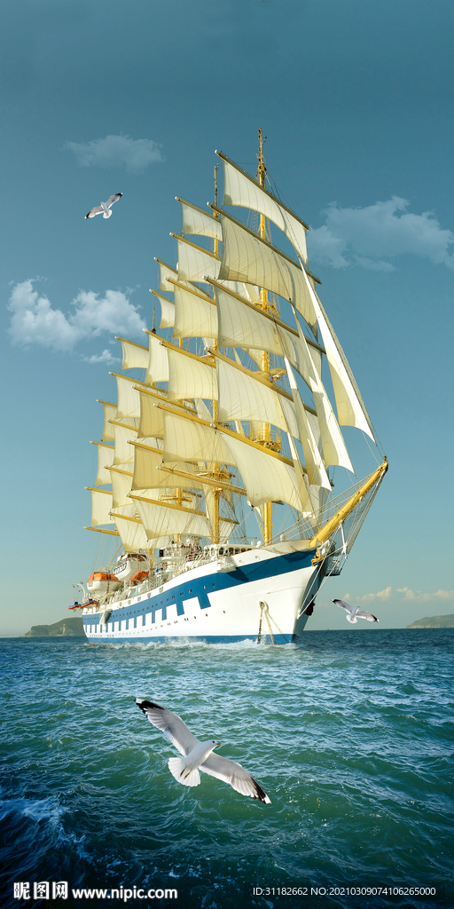 一帆风顺大海玄关