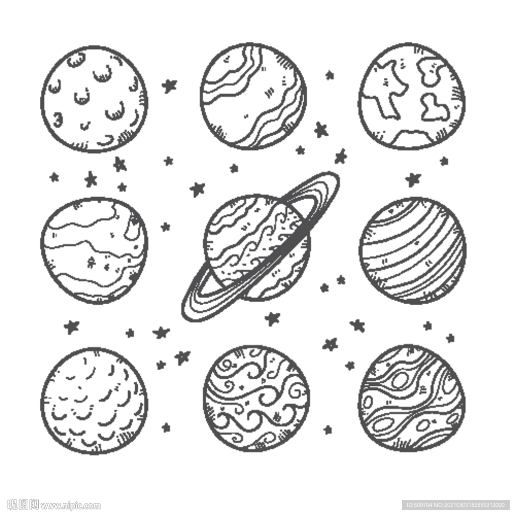 星空星球宇宙海报