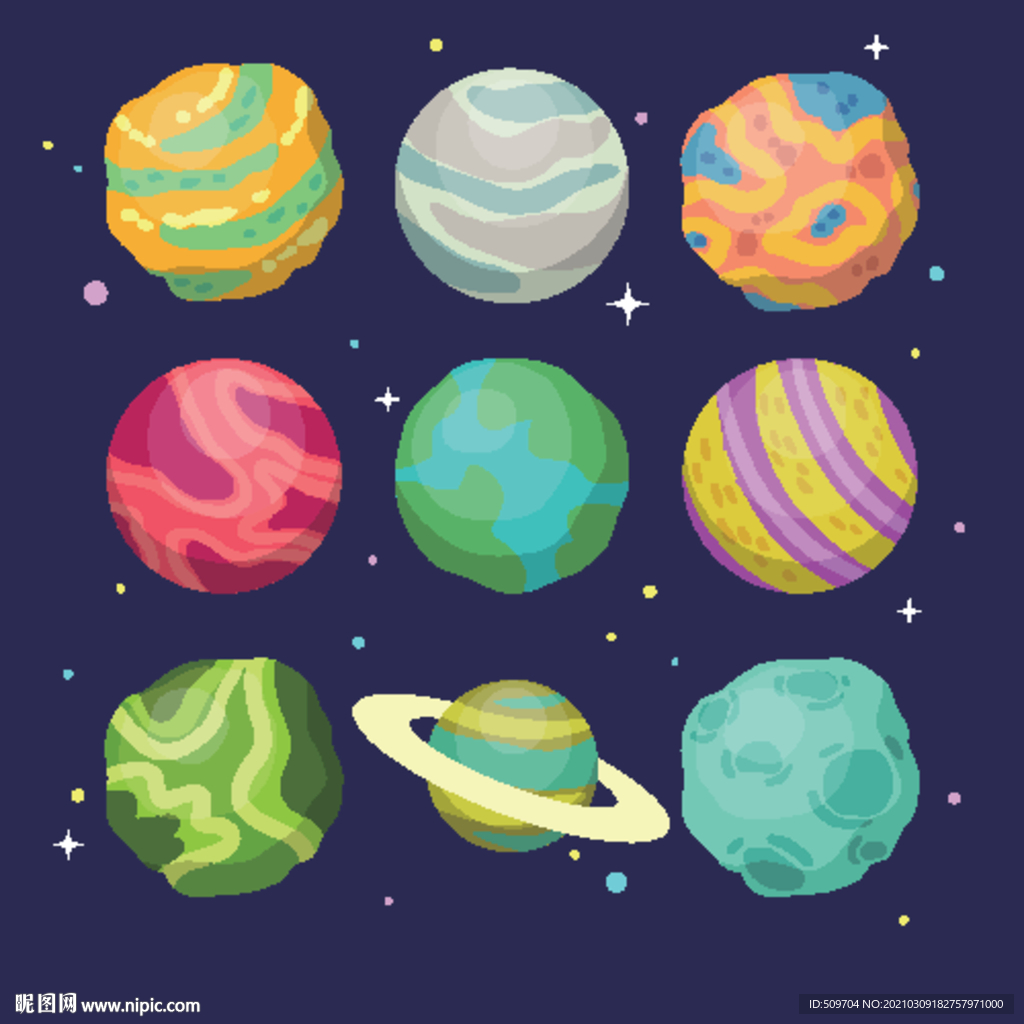 星空星球宇宙海报