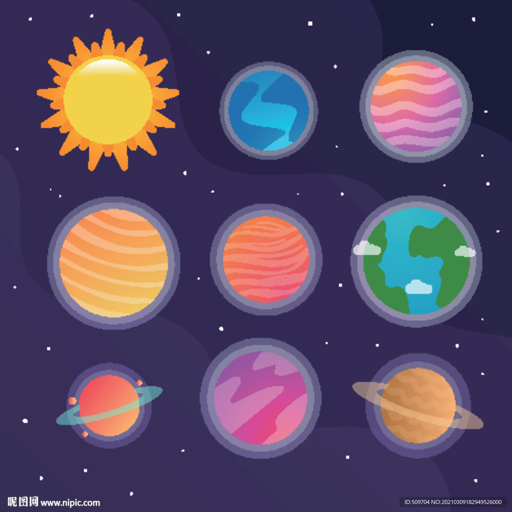 星空星球宇宙海报