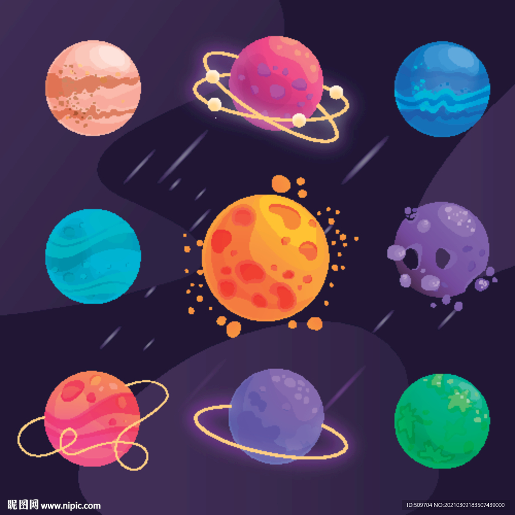 星空星球宇宙海报