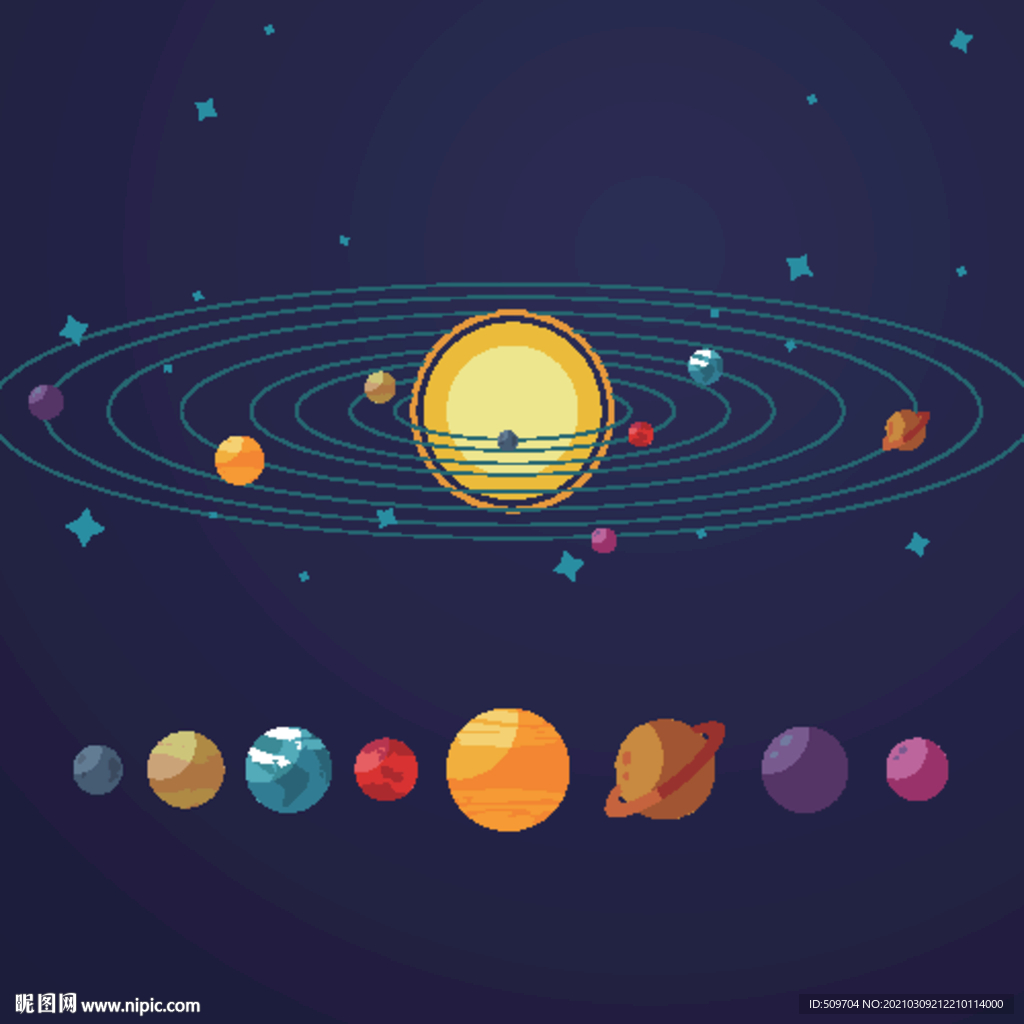 星空星球宇宙海报