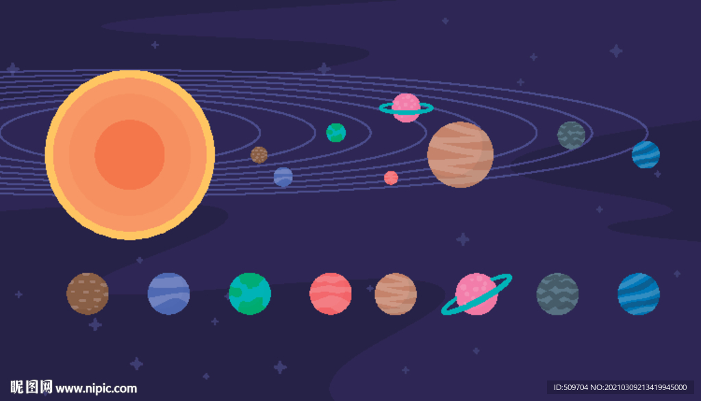 星空星球宇宙海报