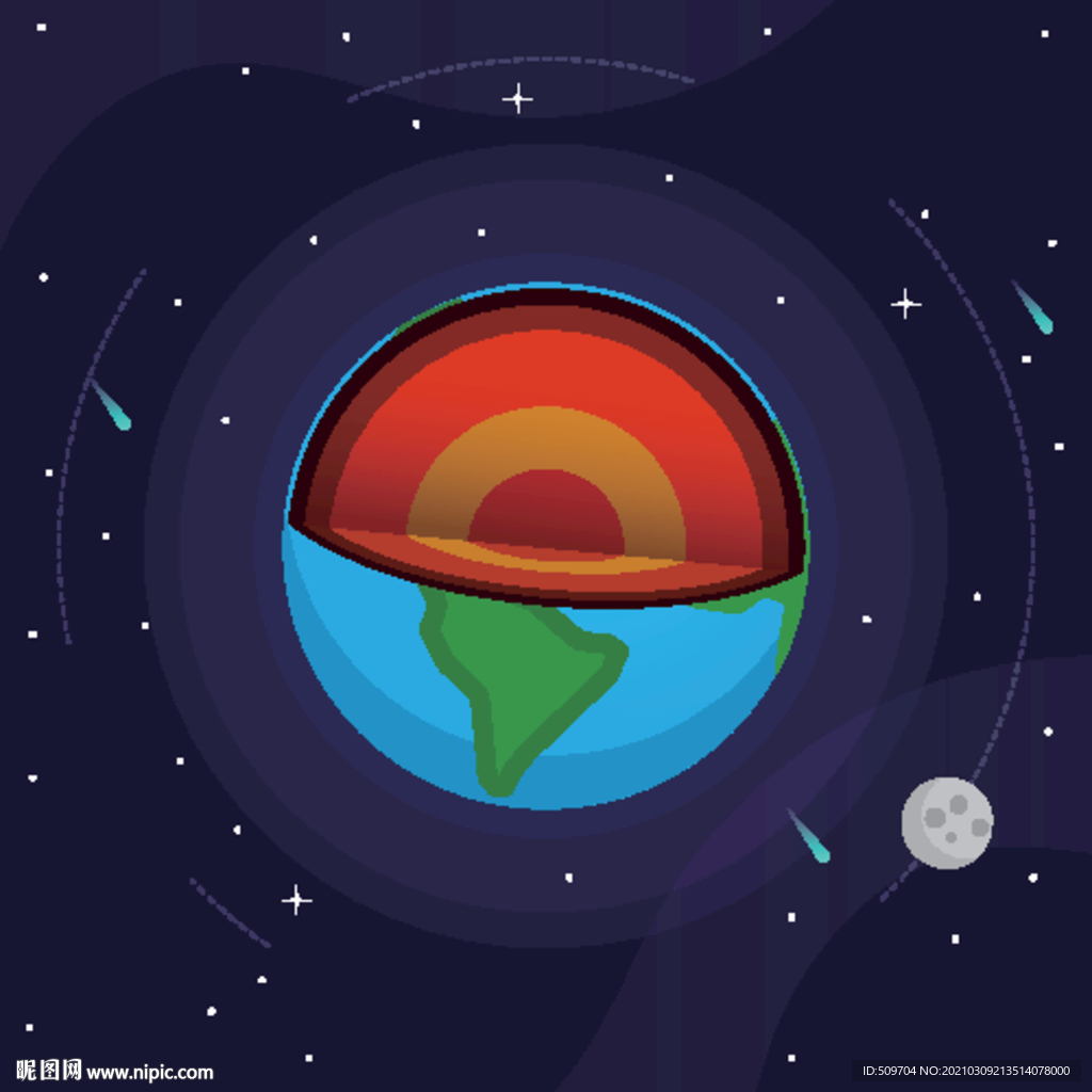 星空星球宇宙海报