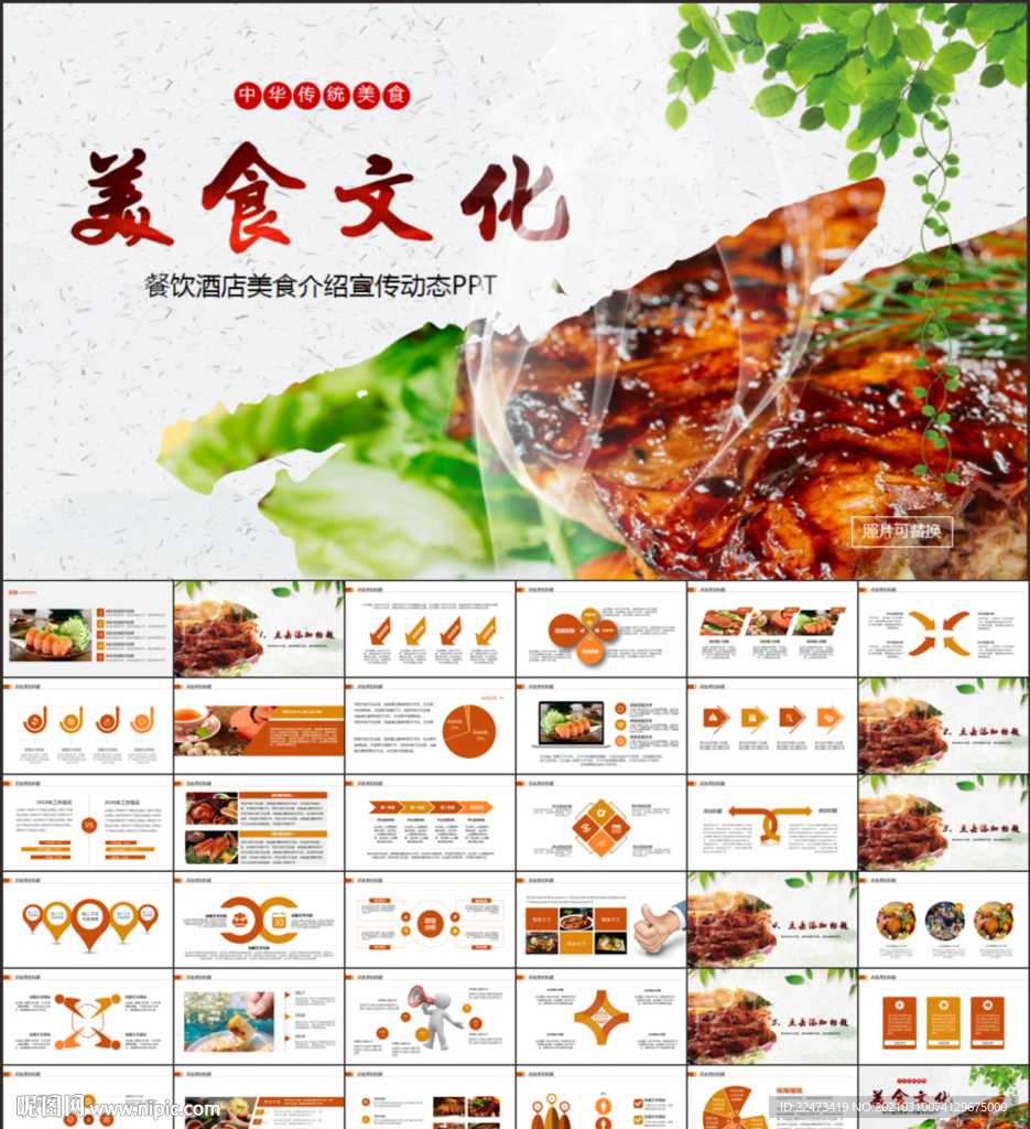美食文化餐饮招商宣传PPT