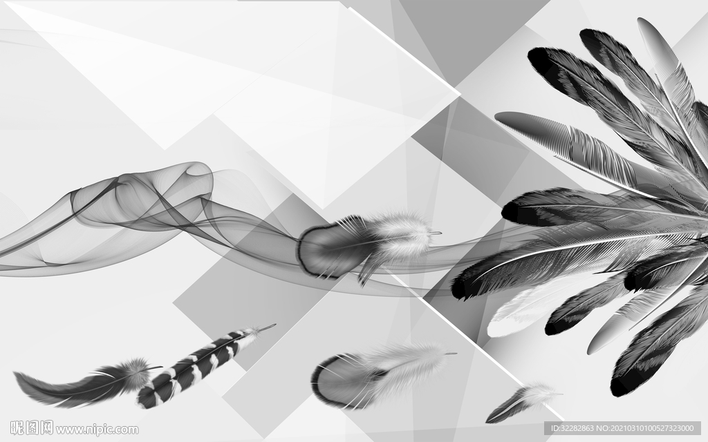 大卖新灰色无框画 文件分层