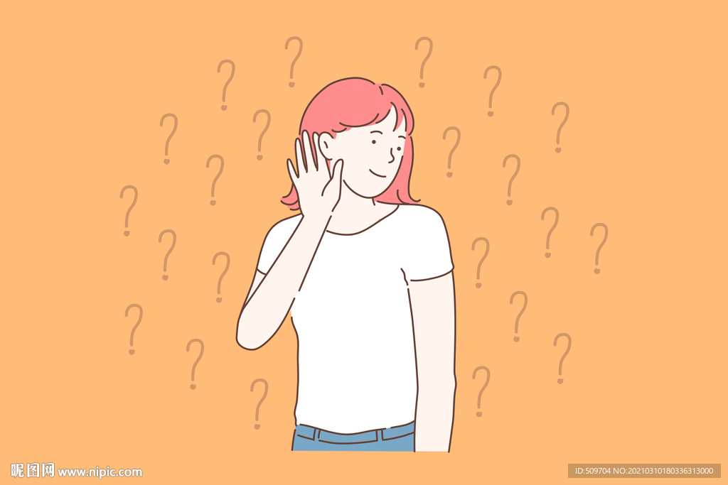 简约人物生活形象插画