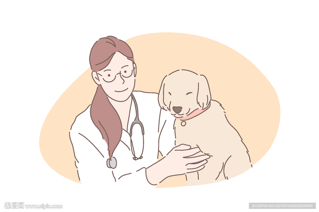 简约人物生活形象插画