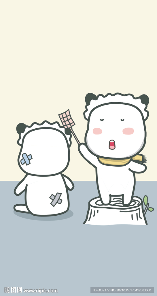 小米豆微信表情手机壁纸