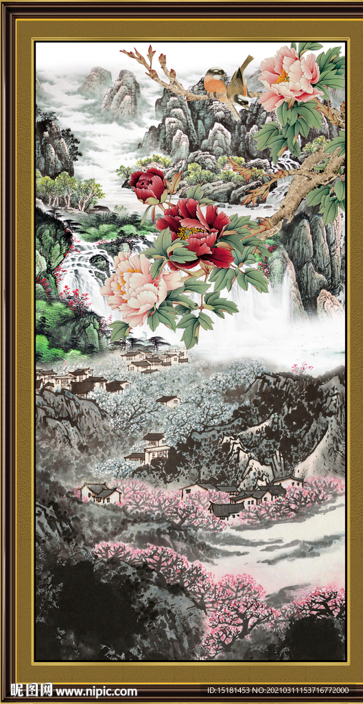 牡丹花开富贵