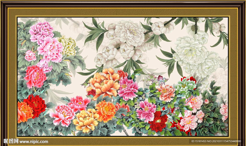 牡丹花开富贵