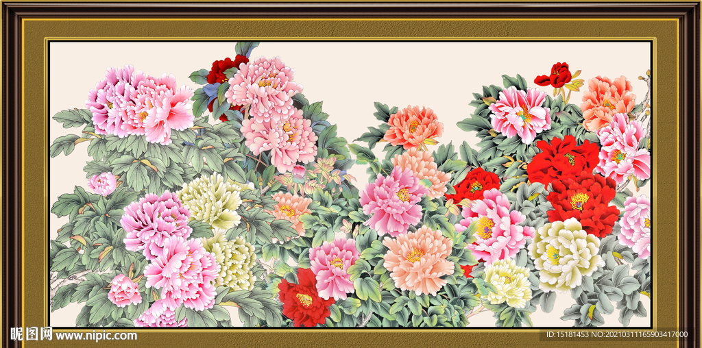 牡丹花开富贵