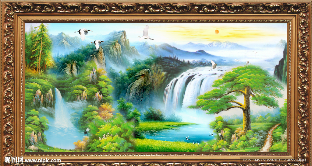 油画风景