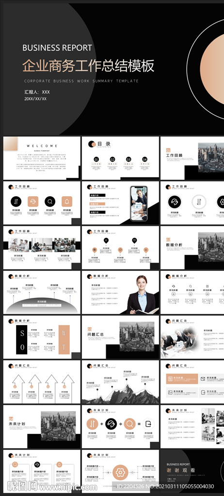 商务会议汇报项目介绍PPT