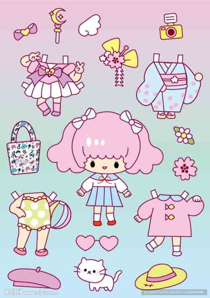 卡通女孩