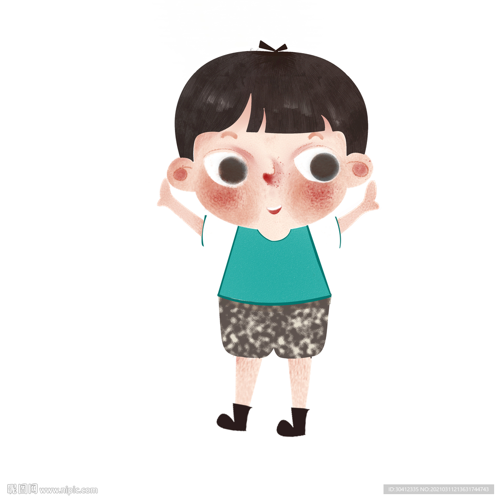男孩插画