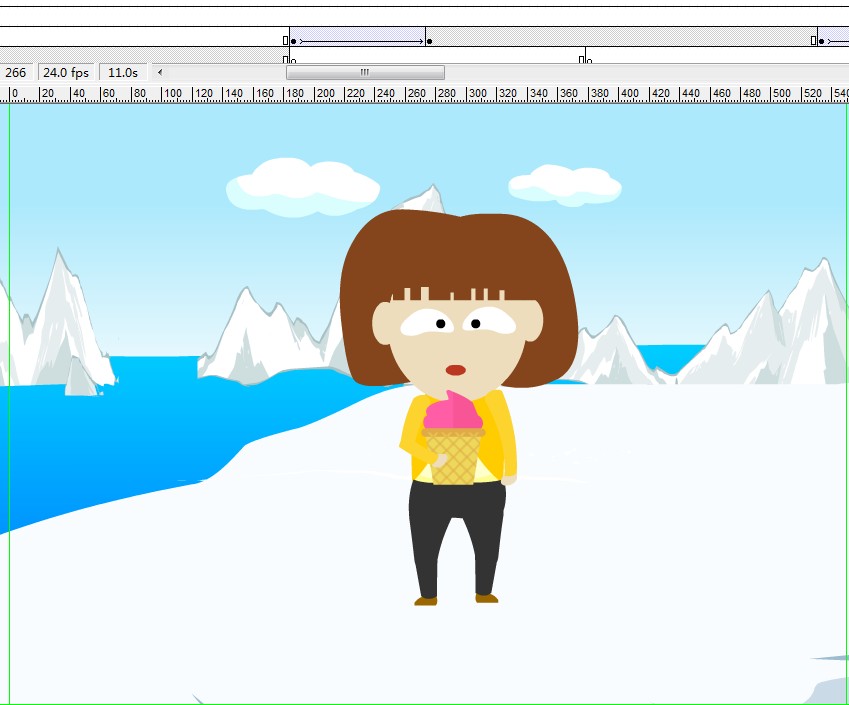 冰淇淋宣传广告动画17秒
