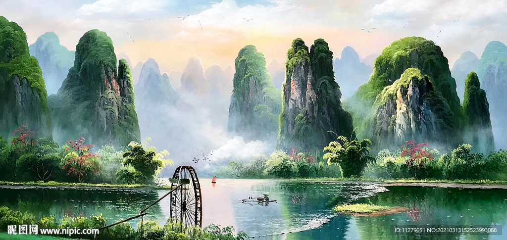 漓江风景画