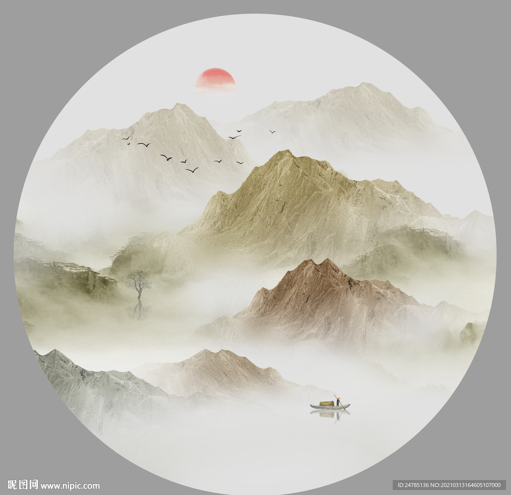 山水装饰画